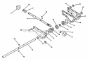 Gear Case Diagram and Parts List for 55382A J00000001-J99999999 - 1990 Lawn Boy Snow Blower